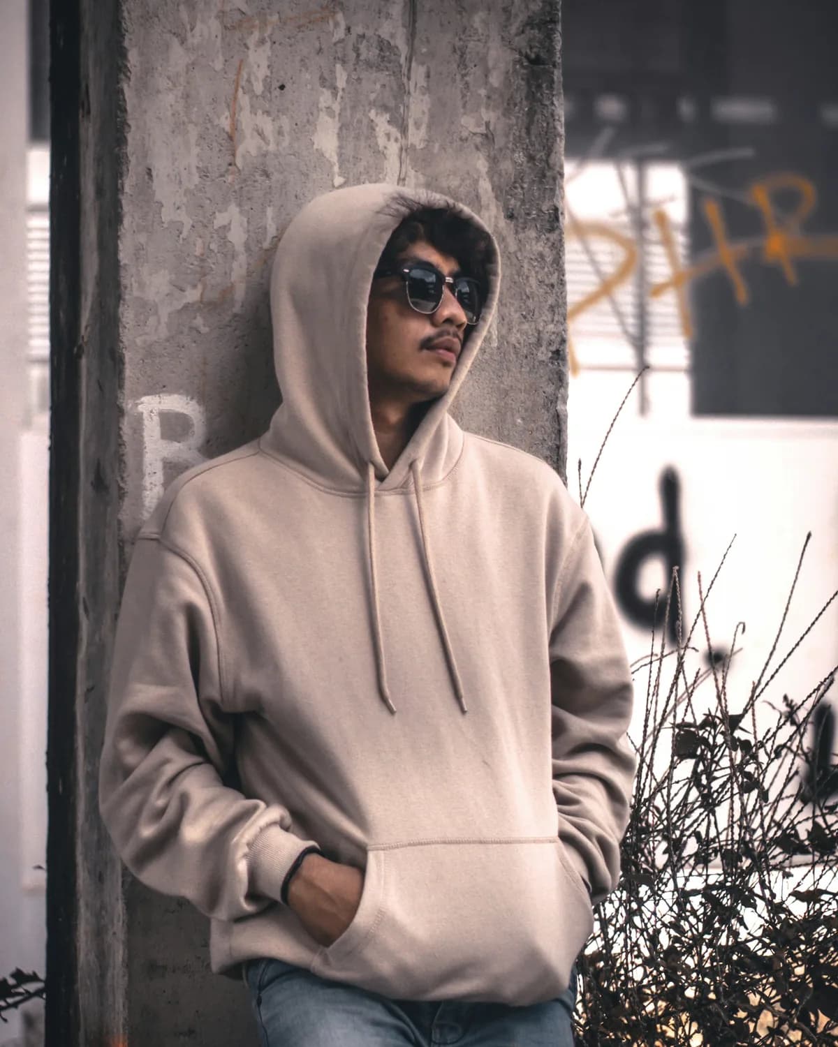Heavyweight Hoodie — Stone